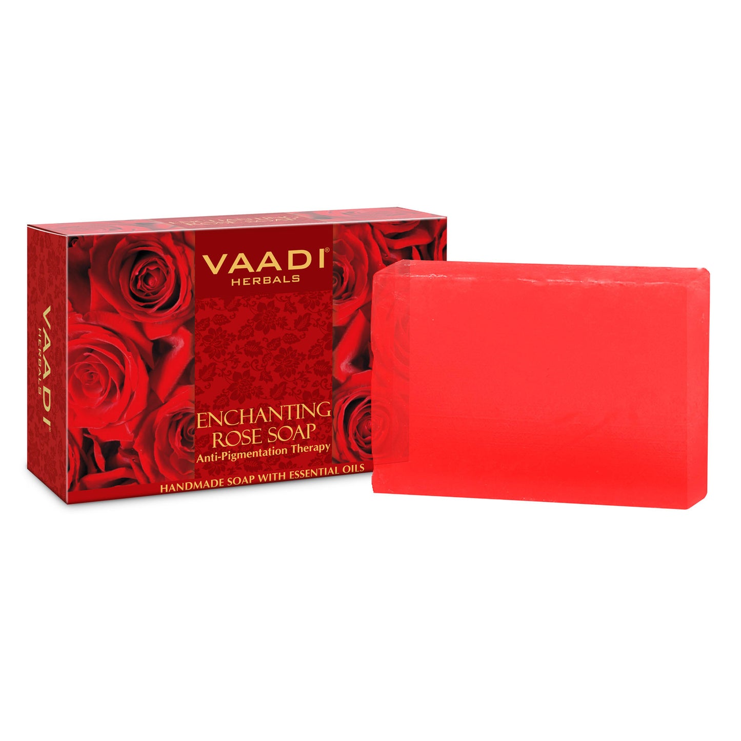 Enchanting Rose Soap with Mulberry Extract - Anti Pigmentation Therapy - Reduce Dark Spots & Patches (75 gms/2.7 oz)