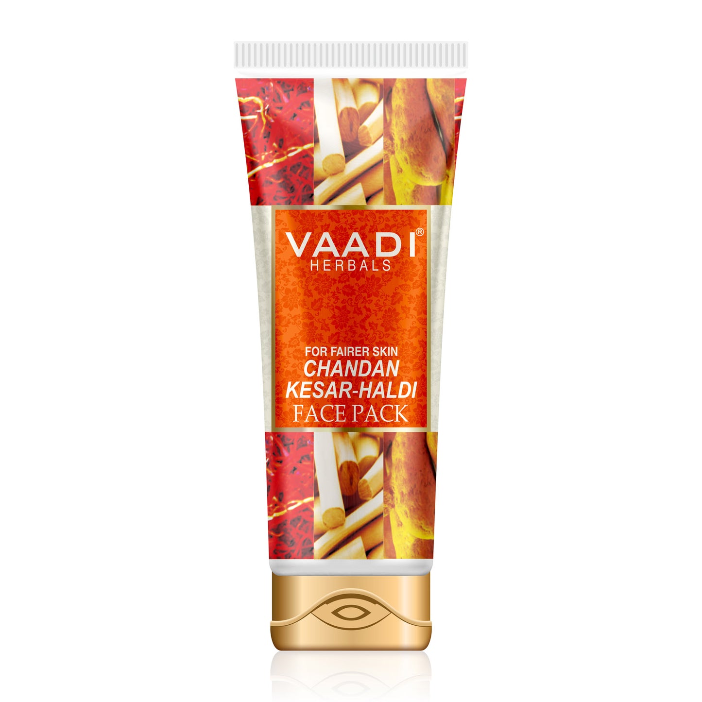 Saffron Sandalwood Fairness Face Pack - Removes Marks and Lightens Skin Tone - Repairs and Protects Skin (120 gms/ 4.3 oz)