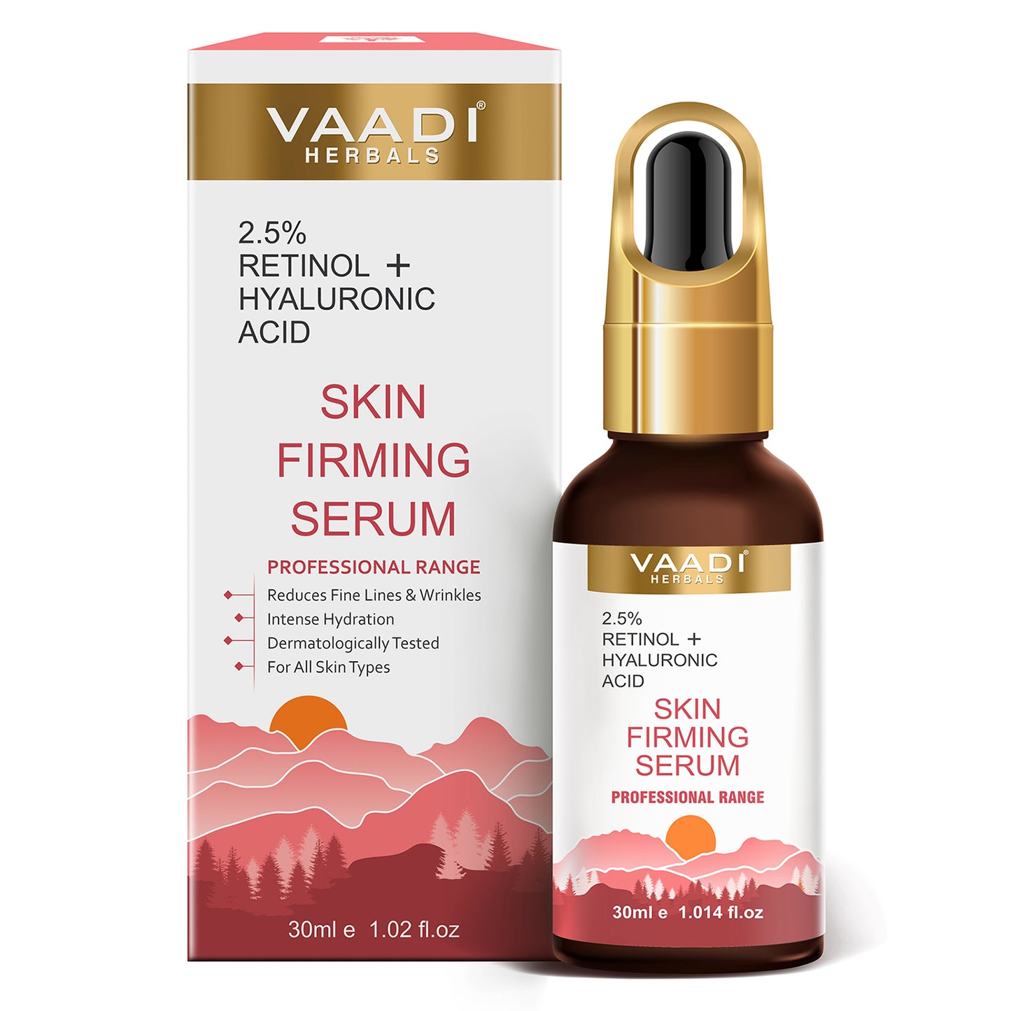 Organic Skin Firming Serum With 2.5% Retinol & Hyaluronic Acid (30 ml/ 1.02 oz)