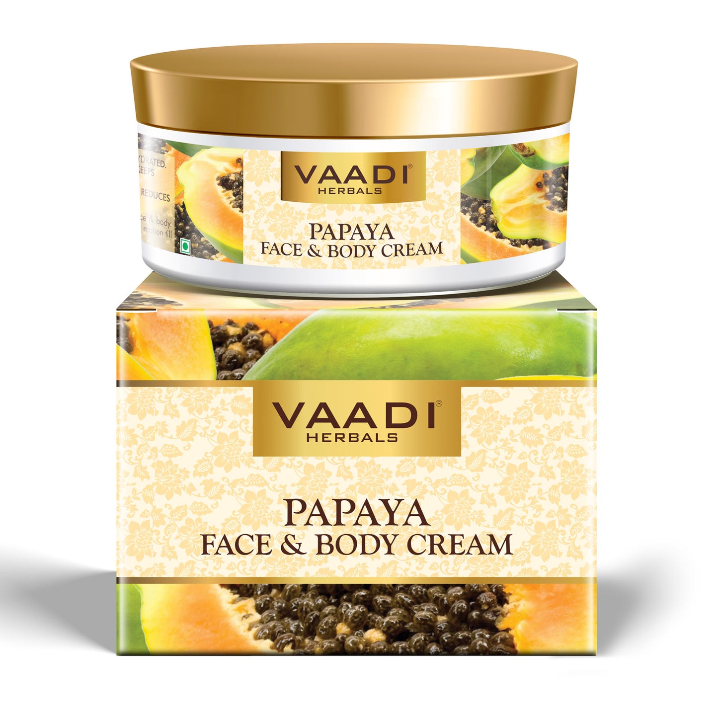 Papaya Face & Body Cream - Maintains Skin Elasticity - Keeps Skin Youthful (150 gms/ 5.3 oz)