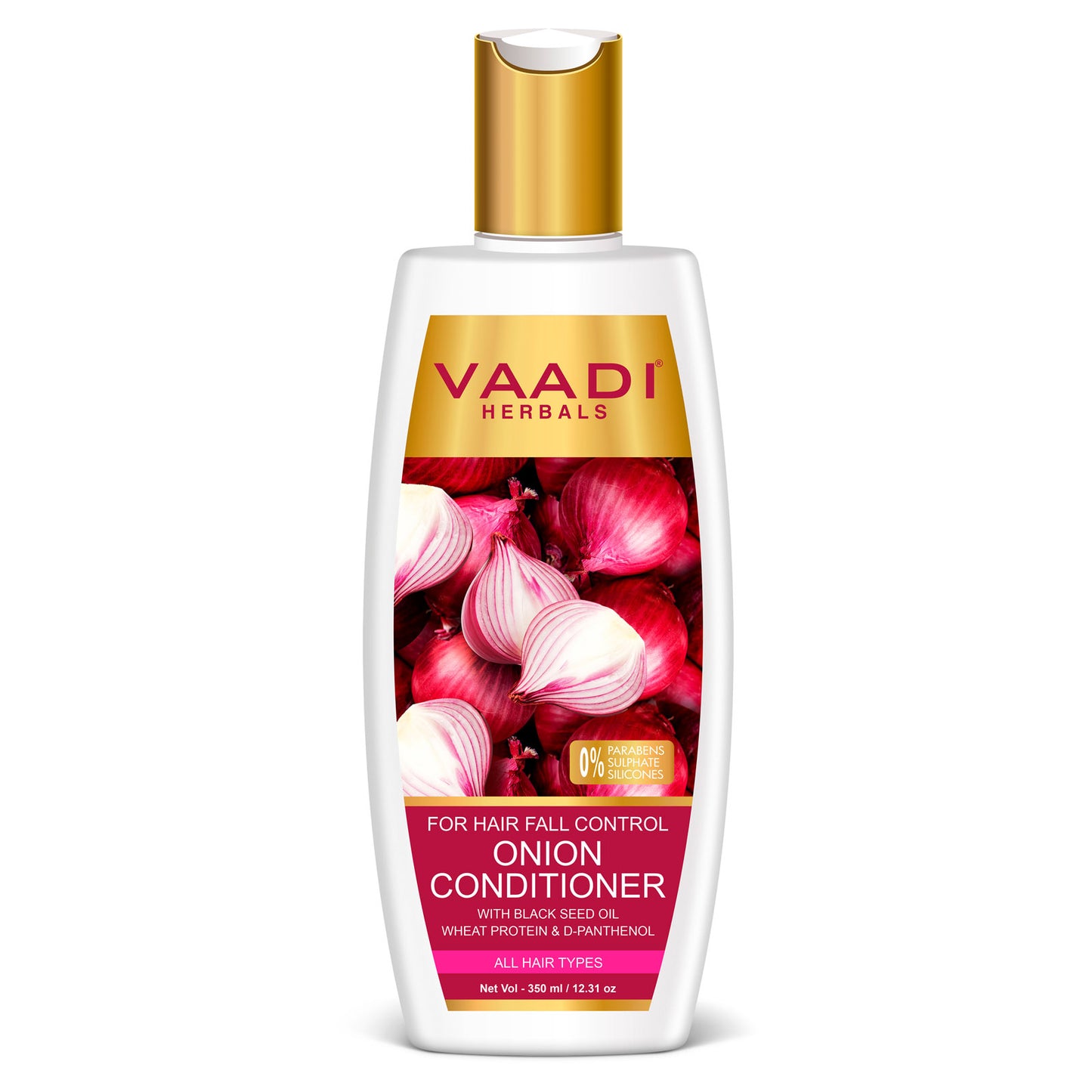 Hair-Fall Control Organic Onion Shampoo With Organic Onion Conditioner (2 x 350ml / 12 fl oz)