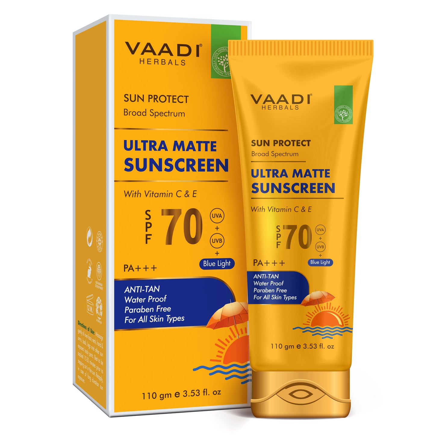 Ultra Matte Sunscreen SPF 70 With Vitamin C & E (110 gms/ 4 fl oz)