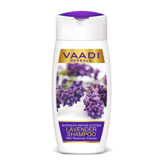 Intensive Repair Lavender Shampoo with Rosemary Extract- Improves Hair Growth - Ultra Nourishing (110 ml/ 4 fl oz)