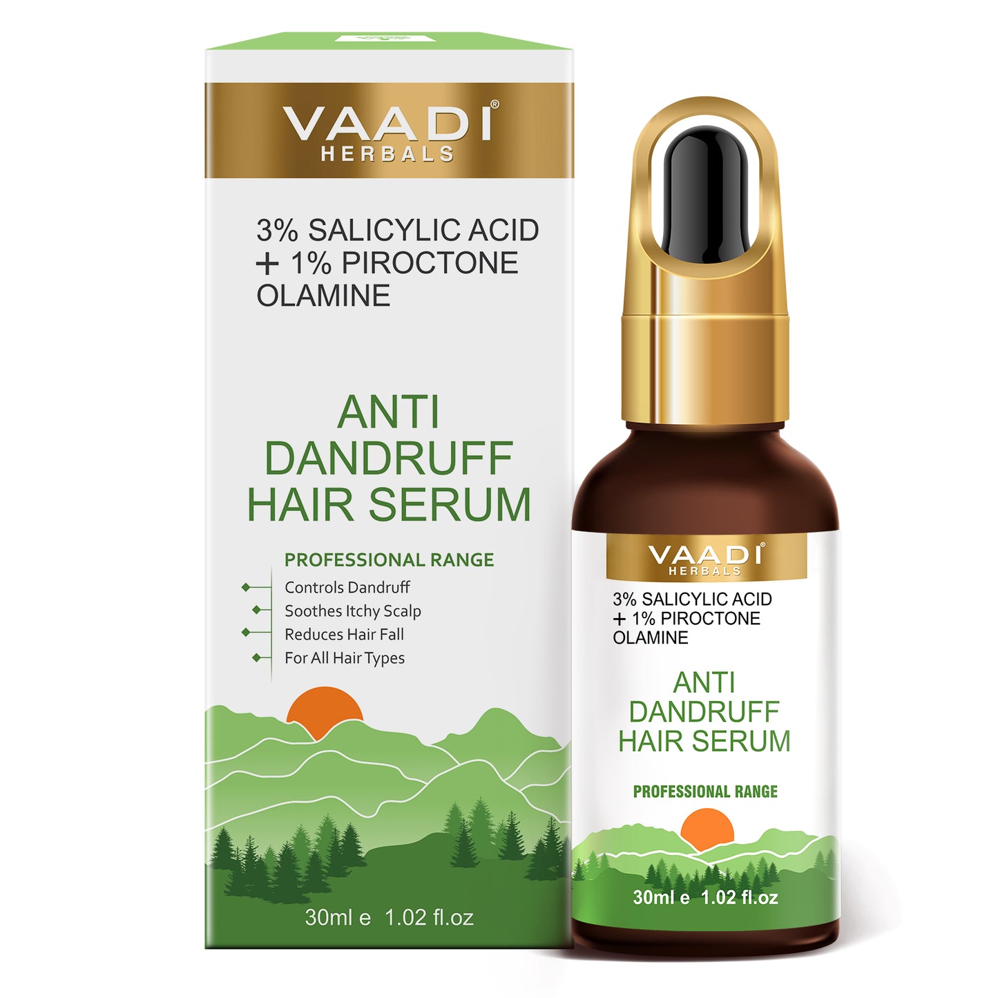 3% SALICYLIC ACID + 1% PIROCTONE OLAMINE ANTI DANDRUFF HAIR SERUM (30 ml / 1.02 fl.oz)