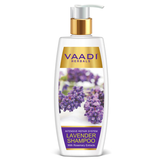 Intensive Repair Lavender Shampoo with Rosemary Extract- Improves Hair Growth - Ultra Nourishing (350 ml/ 12 fl oz)