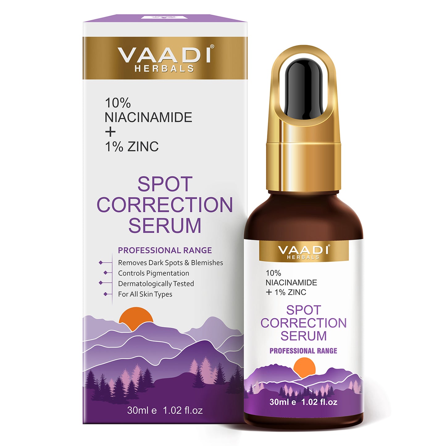 Organic Spot Correction Serum With 10 % Niacinamide & 1% Zinc (30 ml)