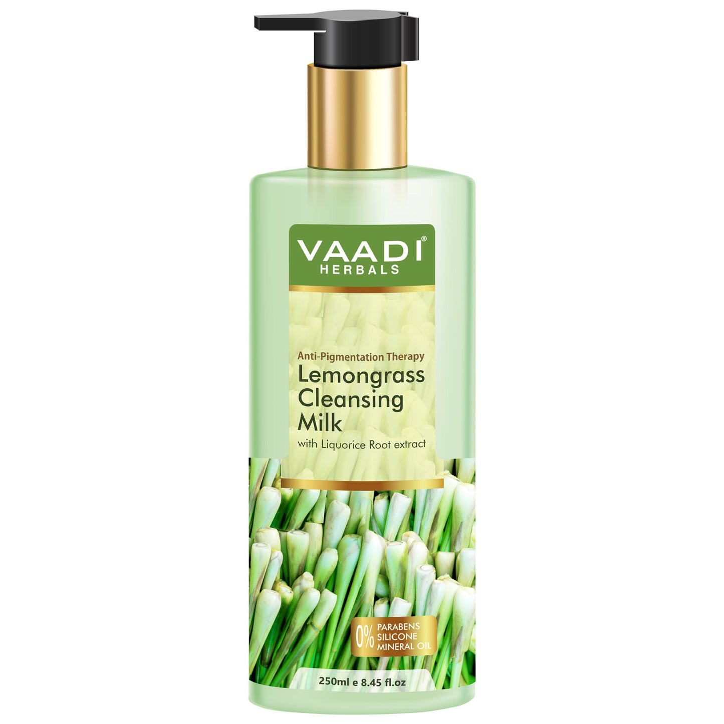 Lemongrass Cleansing Milk with Liquorice Root extract - Anti Pigmentation Therapy (250 ml / 8.5 fl oz )