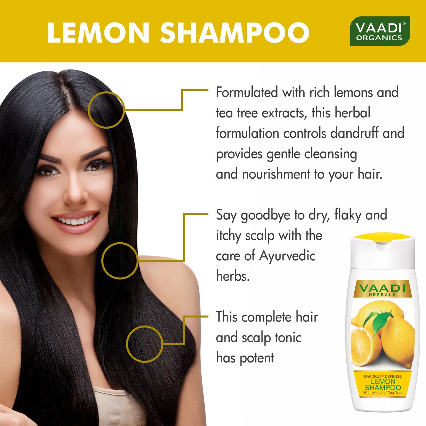 Dandruff Defense Lemon Shampoo with Olive Conditioner (2 x 110 ml/ 4 fl oz)