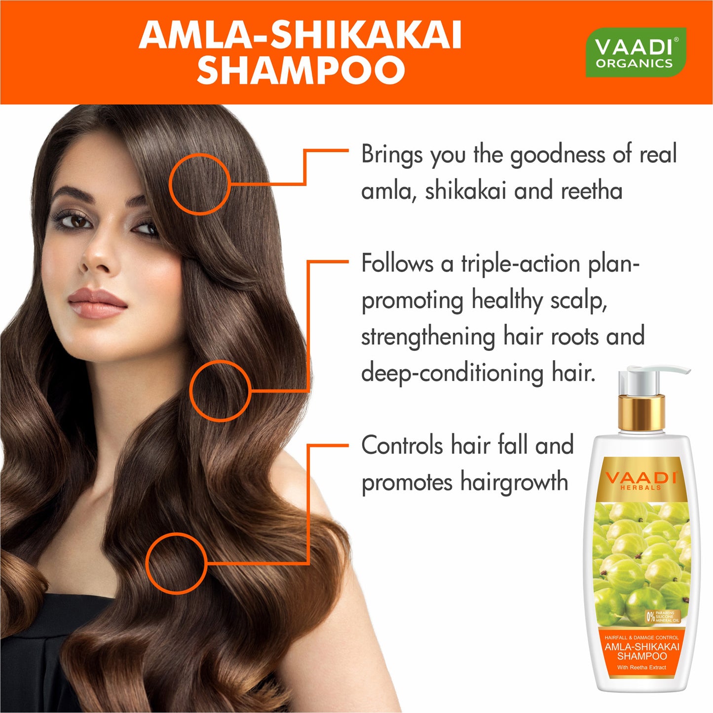 Hairfall & Damage Control Indian Gooseberry Shampoo - Corn Rose Conditioner with Hibiscus Extract (2 x 350 ml / 12 fl oz)