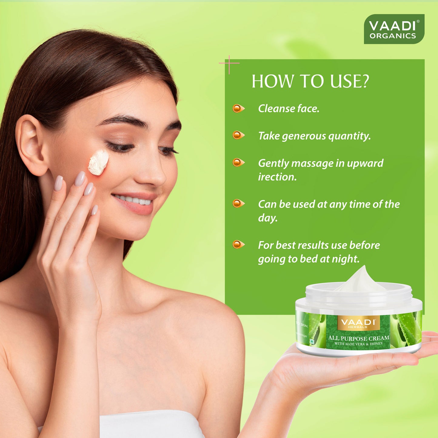 All Purpose Cream with Aloe Vera, Honey & Manjistha - Reduce Pigmentation - Improves Complexion (150 gms/ 5.3 oz)