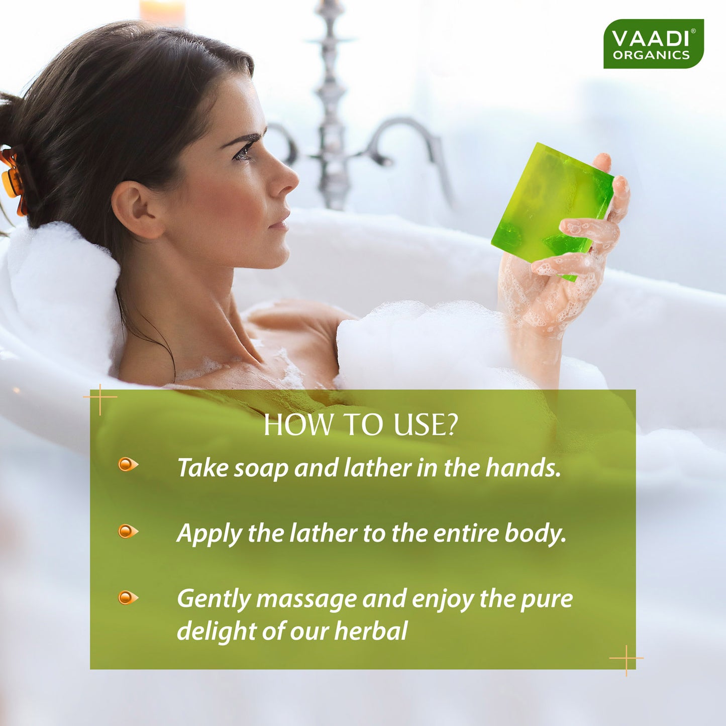 Exotic Organic Kiwi Soap with Green Apple Extract - Gently Clears Skin- Makes Skin Glowing (75 gms / 2.7 oz)