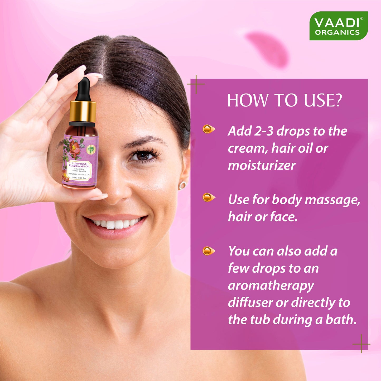 Luxurious Kumkumadi Oil (Pure Mix of Saffron, Sandalwood, Manjistha & Almond Oil)