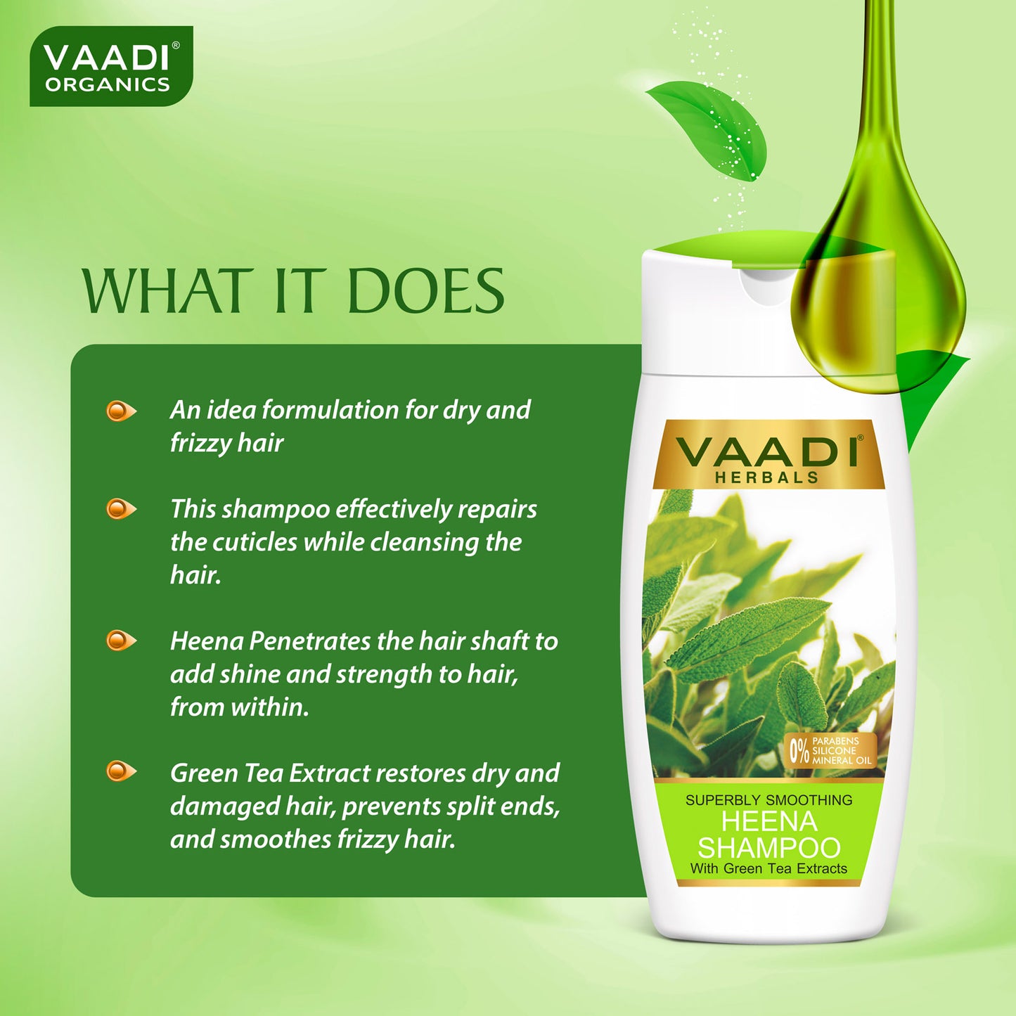 Superbly Smoothing Heena Shampoo with Olive Conditioner (2 x 110 ml/ 4 fl oz)