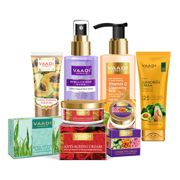 Organic Anti-Ageing Set - Get Back To Your Youthful Glowing Skin