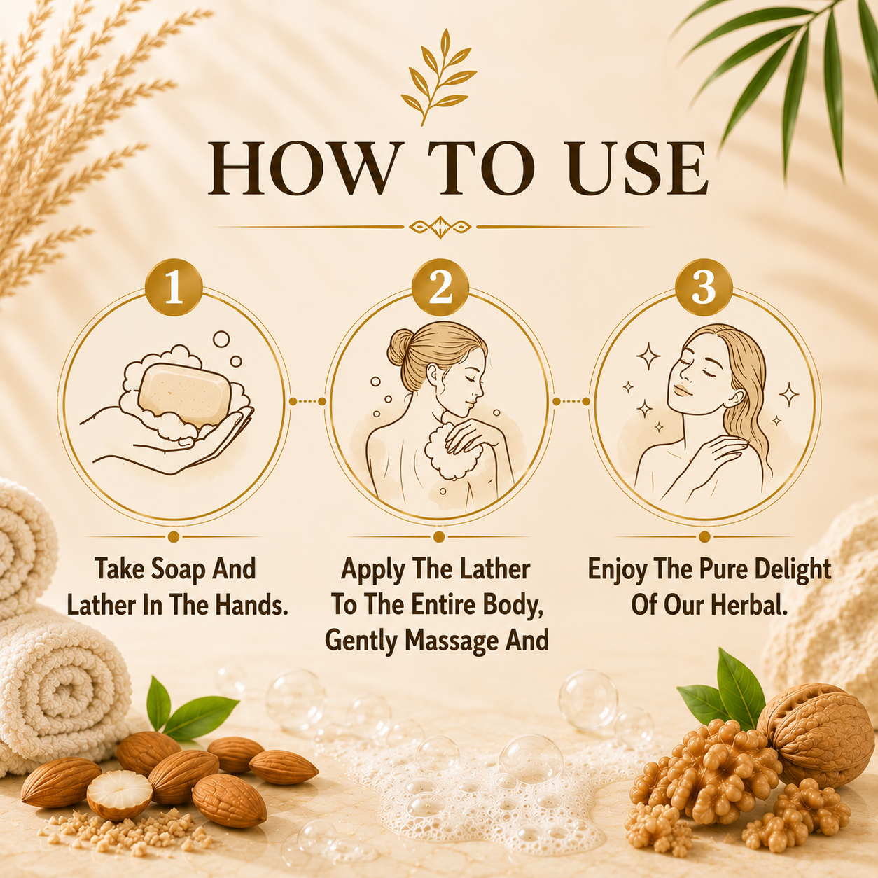 Elbow Foot Knee Scrub Soap with Almond & Walnut - Removes Dead Skin - Makes Skin Soft (75 gms / 2.7 oz)