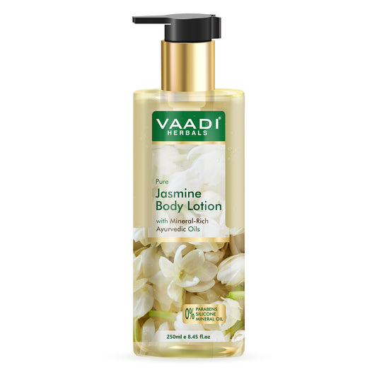 Jasmine Body Lotion with Mineral-Rich Ayurvedic Oils (250 ml / 8.5 fl oz)