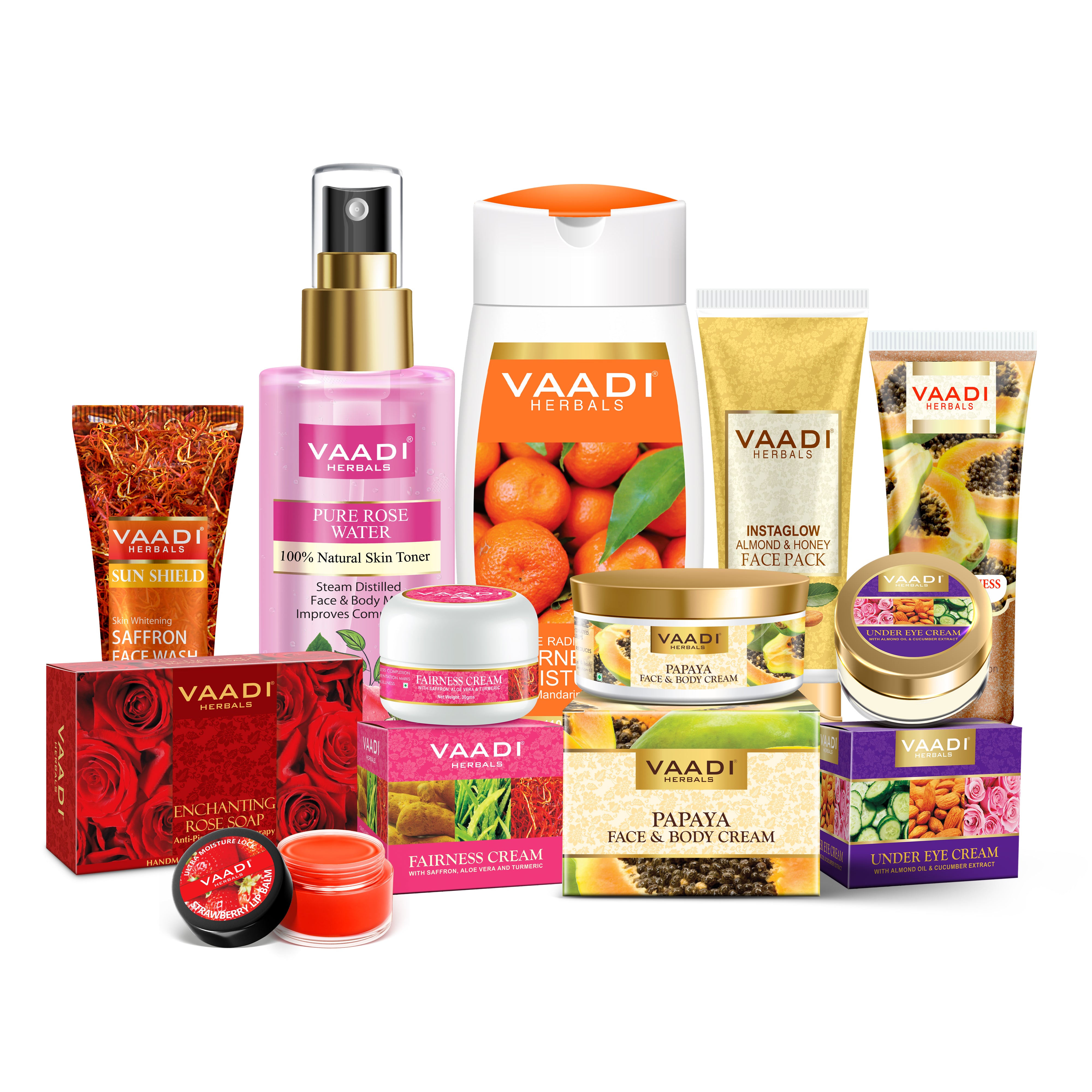 Organic Skin Brightening Set Vaadi Organics South Africa