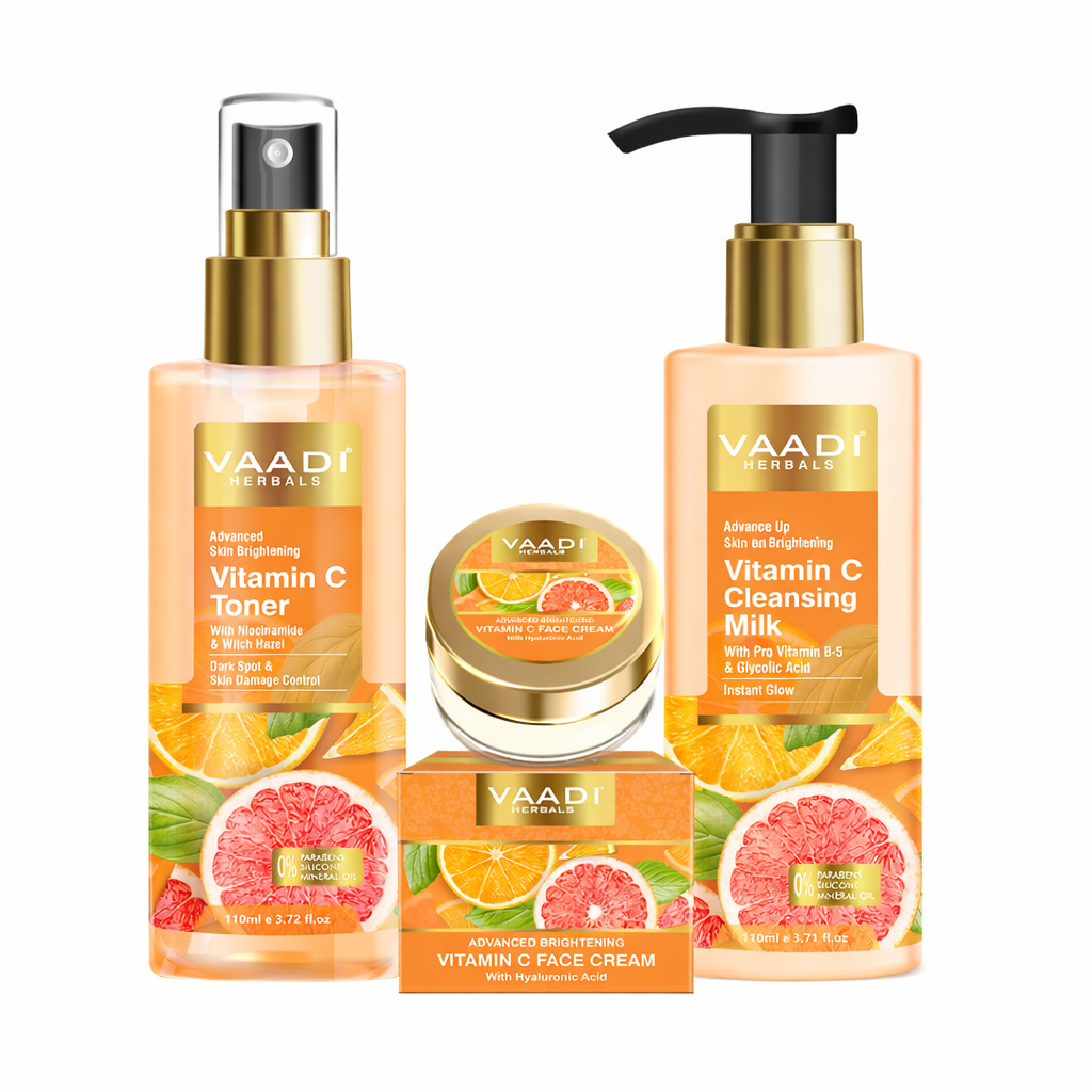 Vitamin C Glow & Pigmentation Control Kit (110ml + 110 ml + 30 gms)