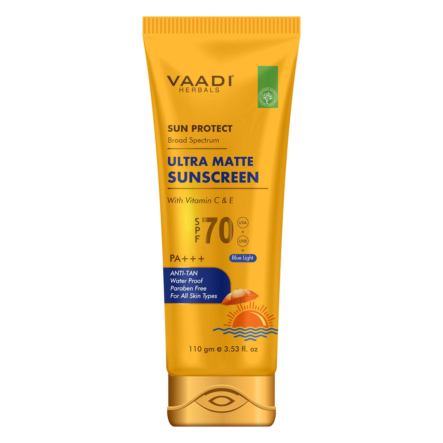 Organics Ultra Matte Sunscreen SPF 70 With Vitamin C & E (110 gms/ 4 fl oz)