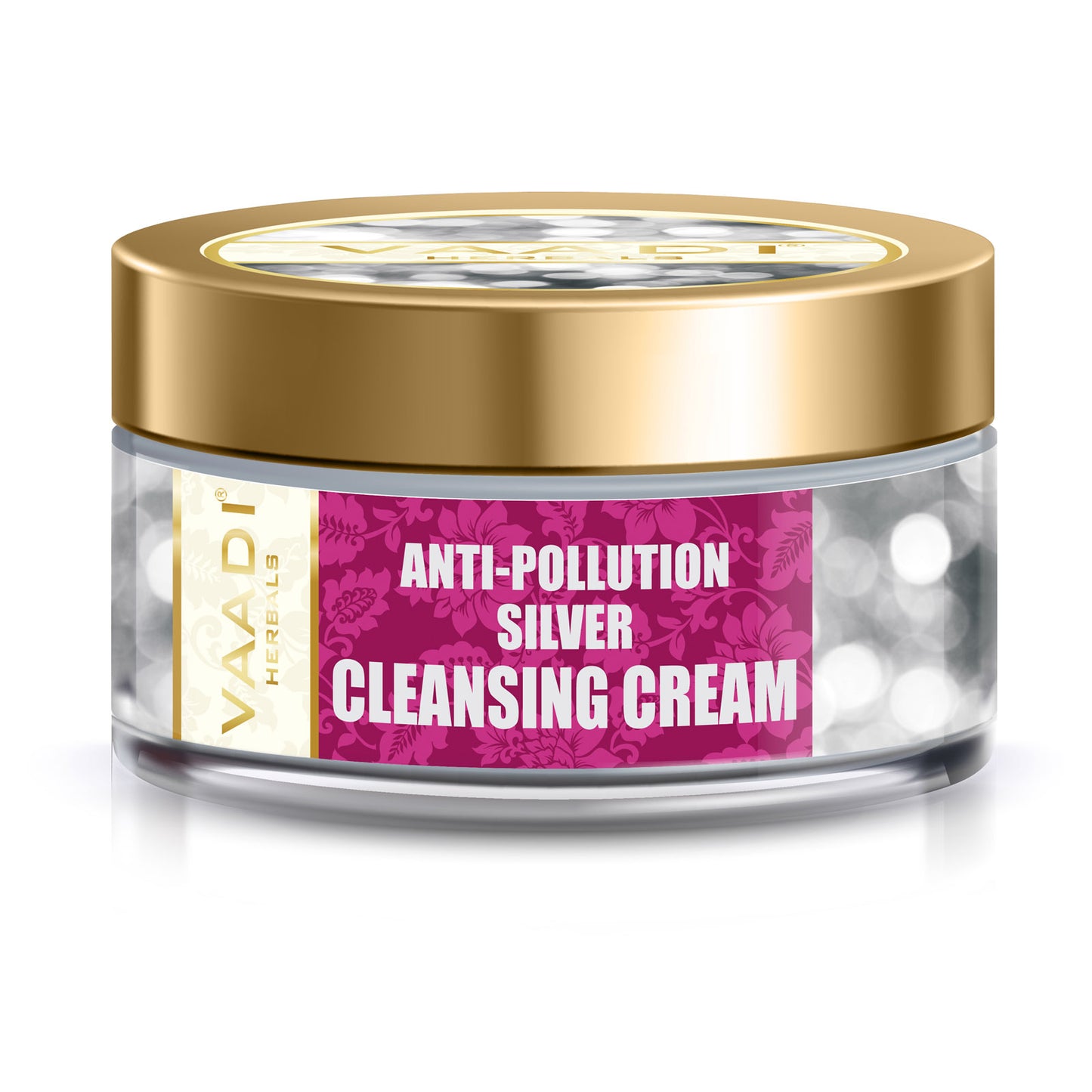 Silver Cleansing Cream with Pure Silver Dust & Sandalwood Oil - Deep Cleanses Skin - Keeps Skin Soft (50 gms/ 2oz)