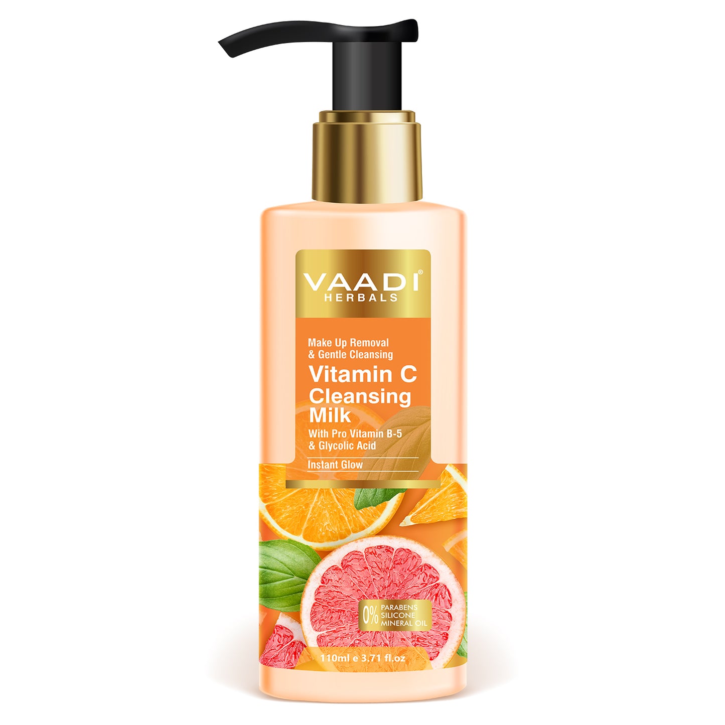 Vitamin C Cleansing Milk with Pro Vitamin B-5 & Glycolic Acid (110 ml)