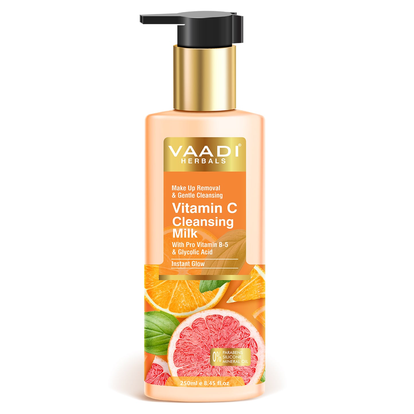 Vitamin C Cleansing Milk with Pro Vitamin B-5 & Glycolic Acid (250 ml/8.45 fl oz)
