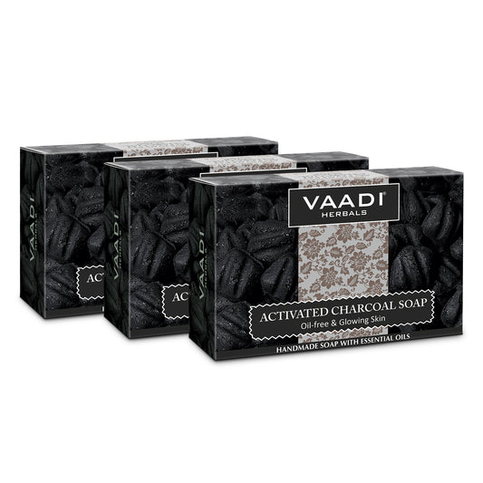 Activated Charcoal Soap (3 x 75 gms / 2.7 oz)