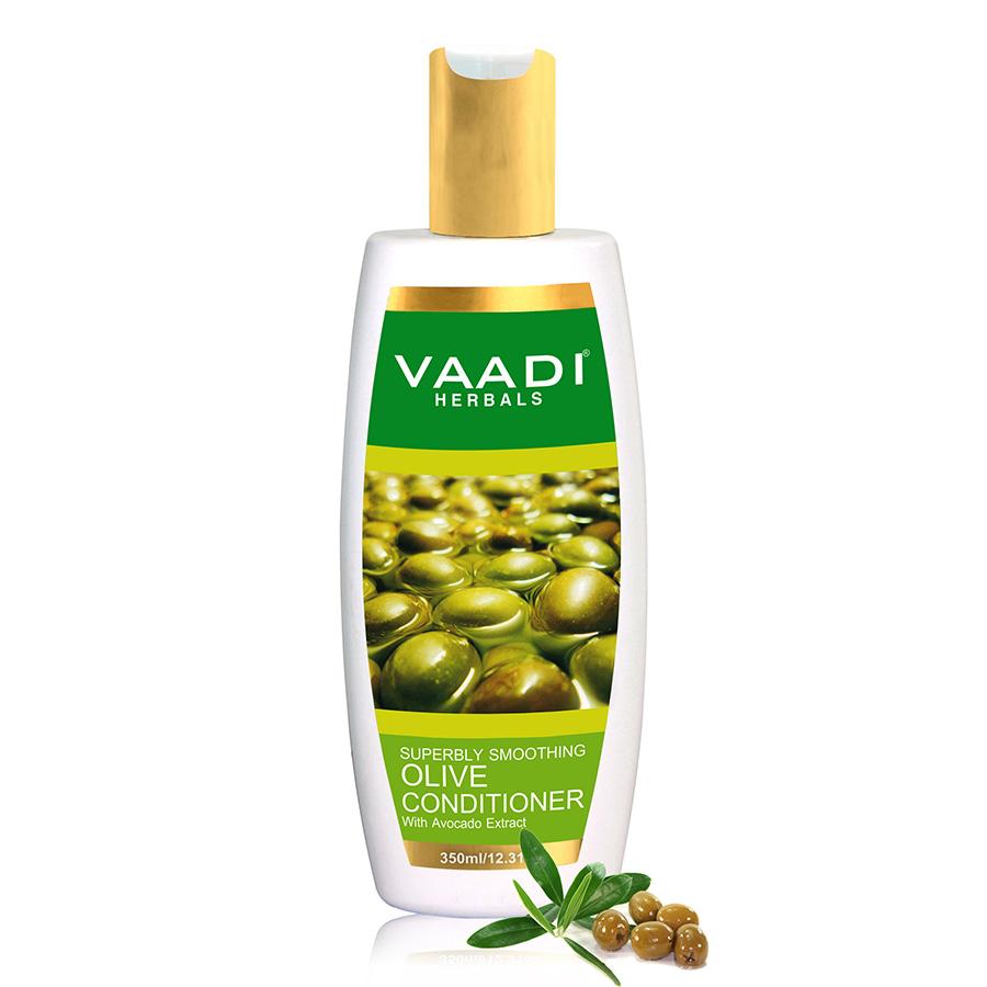 Multi Vitamin Organic  Rich Olive Conditioner with Avocado Extract - Makes Hair Lustrous - Adds Bounce to Hair (350 ml/ 12 fl oz)