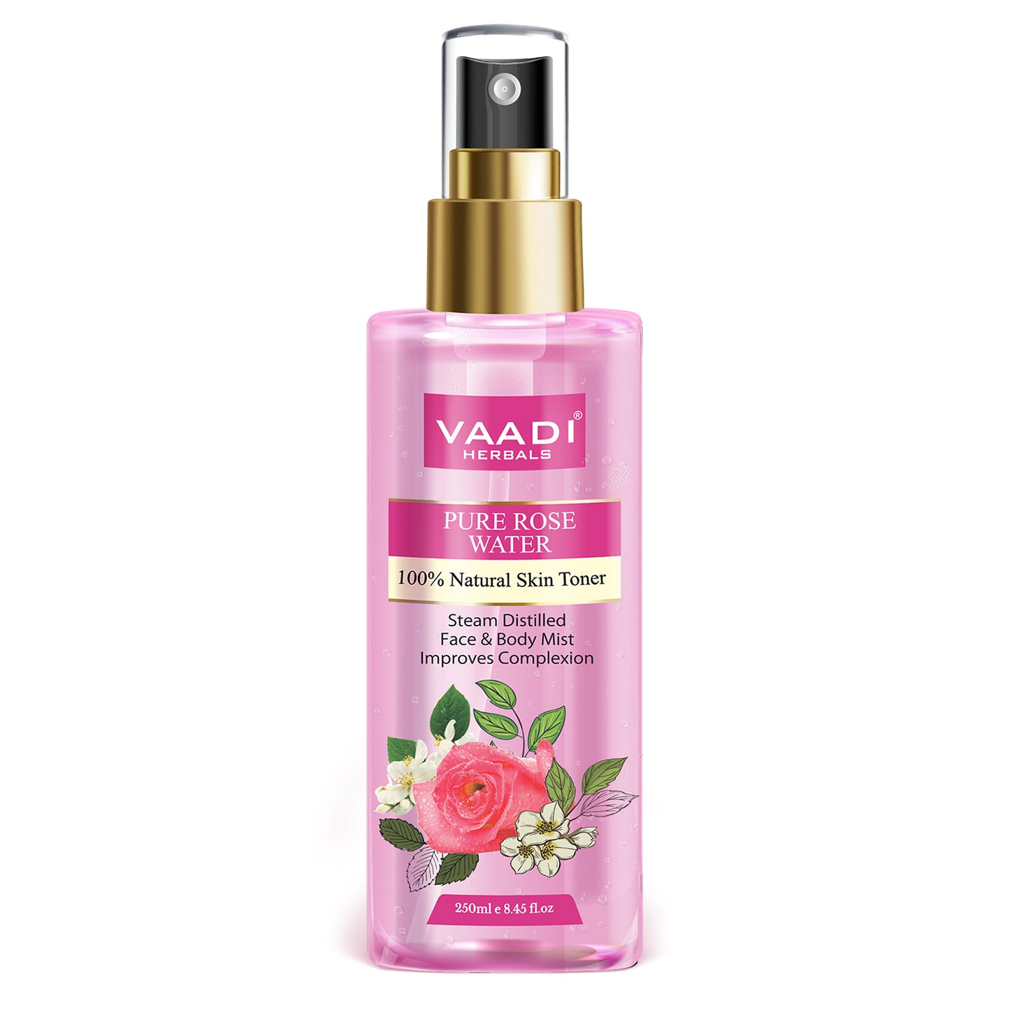 Rose Water - 100% Natural & Pure (250 ml / 8.5 fl oz)