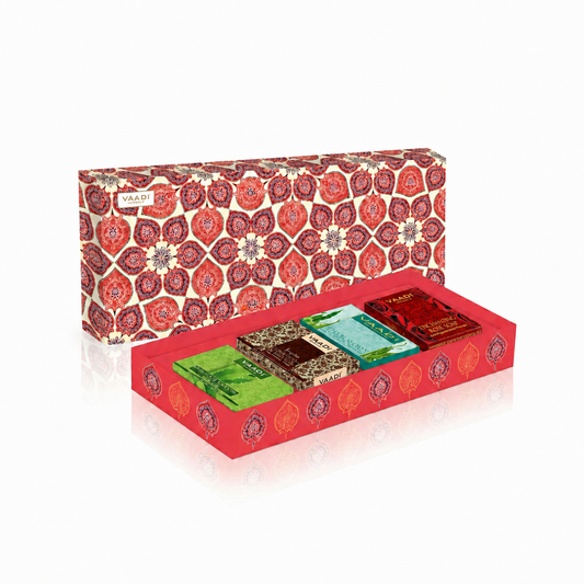 Exotic Fragrance Collection - 4 Premium Handmade Soap Gift Box (75 gms X 4)