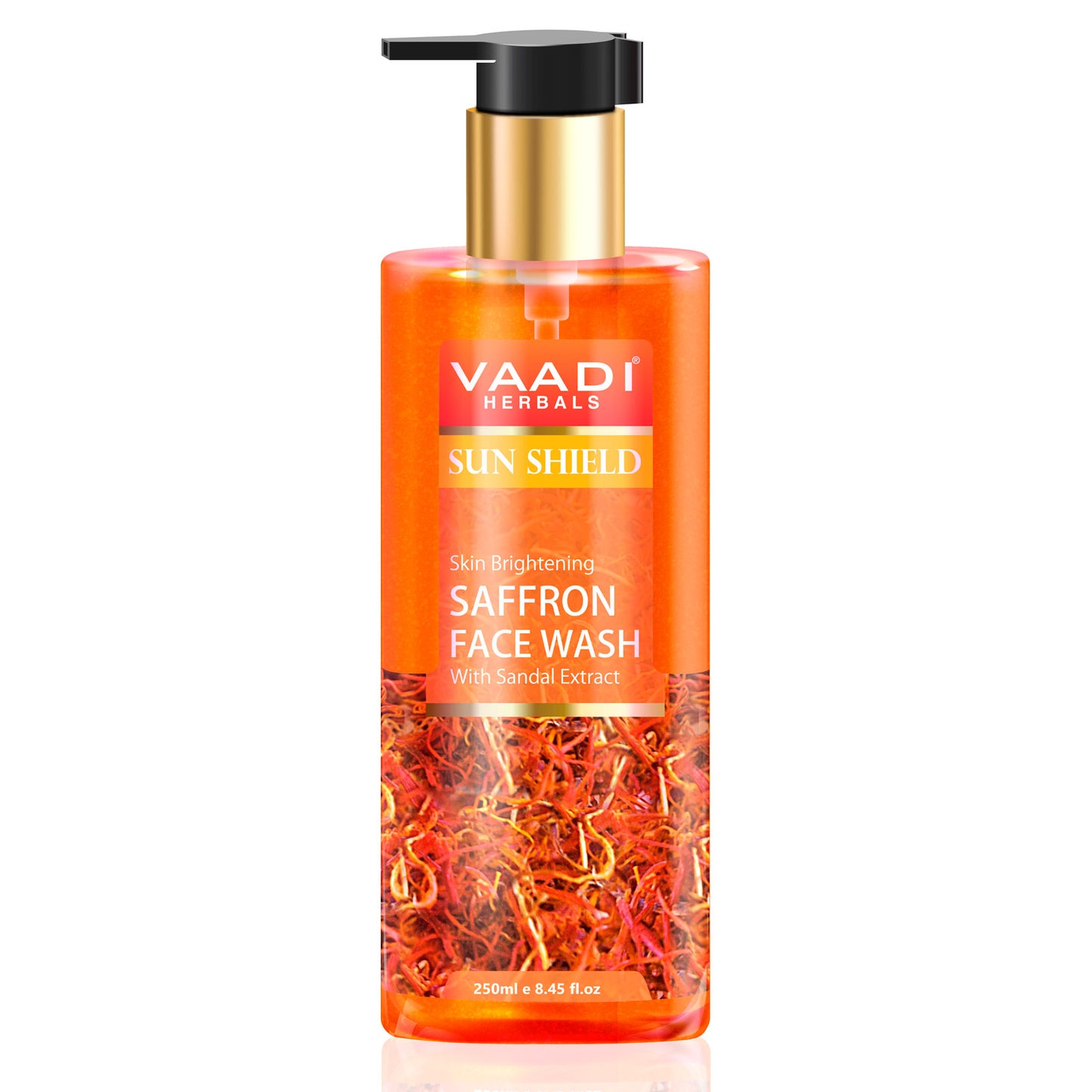 Skin Brightening Saffron Face Wash With Sandal Extract (250 ml / 8.5 fl oz)