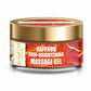 Saffron Skin Brightening Massage Gel with Basil Oil & Shea Butter - Improves Complexion - Reduces Puffiness ( 50 gms/2 oz)