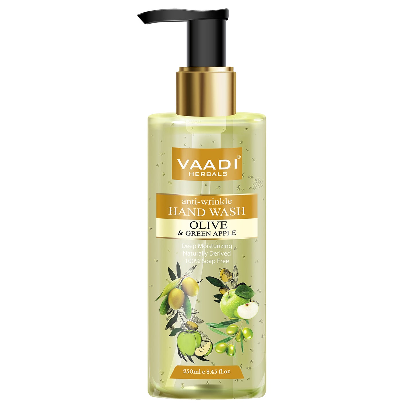 Anti-Wrinkle Olive and Green Apple Hand Wash (250 ml / 8.5 fl oz )
