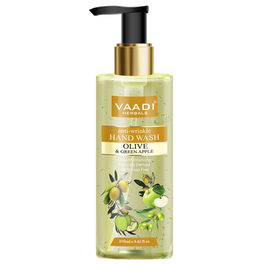 Anti-Wrinkle Olive and Green Apple Hand Wash (250 ml / 8.5 fl oz )