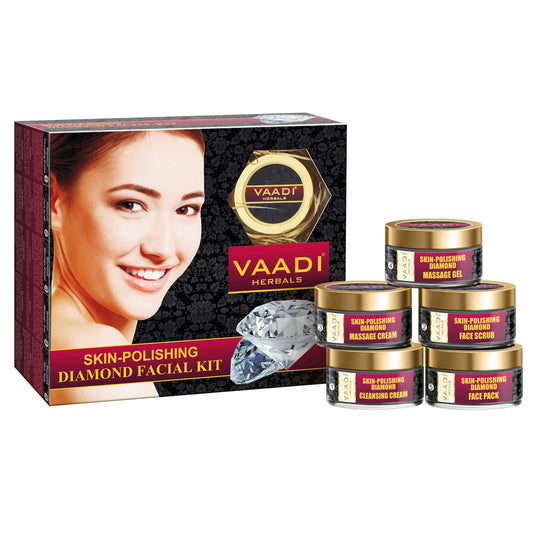 Skin Polishing Diamond Facial Kit - Removes Dead Skin - Makes Skin Luminous (270 gms/ 9.6 oz)