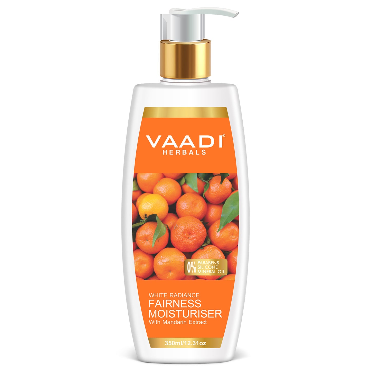 Skin Brightening Lotion with Mandarin Extract - Vitamin C Rich - Get Visibly Fair Skin - Controls Pigmentation (350 ml/ 12 fl oz)