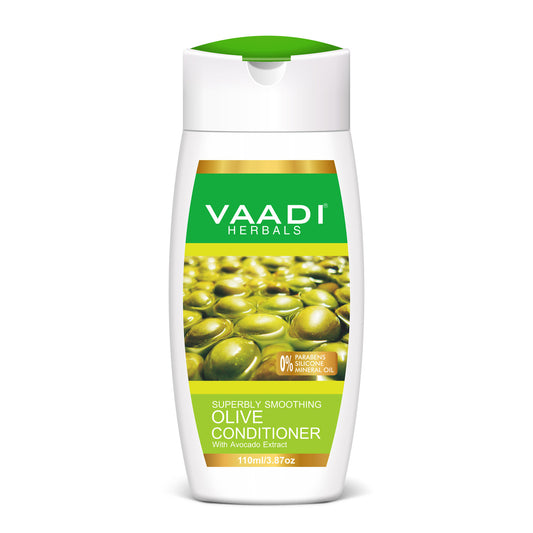Multi Vitamin Rich Olive Conditioner with Avocado Extract - Makes Hair Lustrous - Adds Bounce to Hair (110 ml/ 4 fl oz)