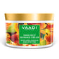 Organic Fresh Fruit Massage Cream with Apple, Papaya & Kokum Butter - Deep Nourishes - Enhances Complexion (500 gms / 17.7 oz)