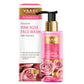 Organic Insta Glow Pink Rose Face wash with Aloe vera extract  (110 ml / 3.72 fl oz)