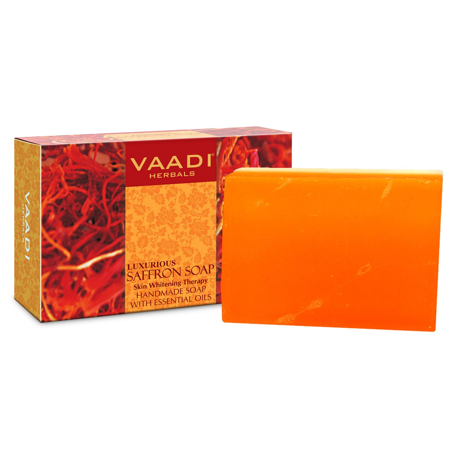 Luxurious Saffron Soap - Skin Brightening Therapy - Evens Skin Tone - Reduce Marks ( 75 gms / 2.7 oz)
