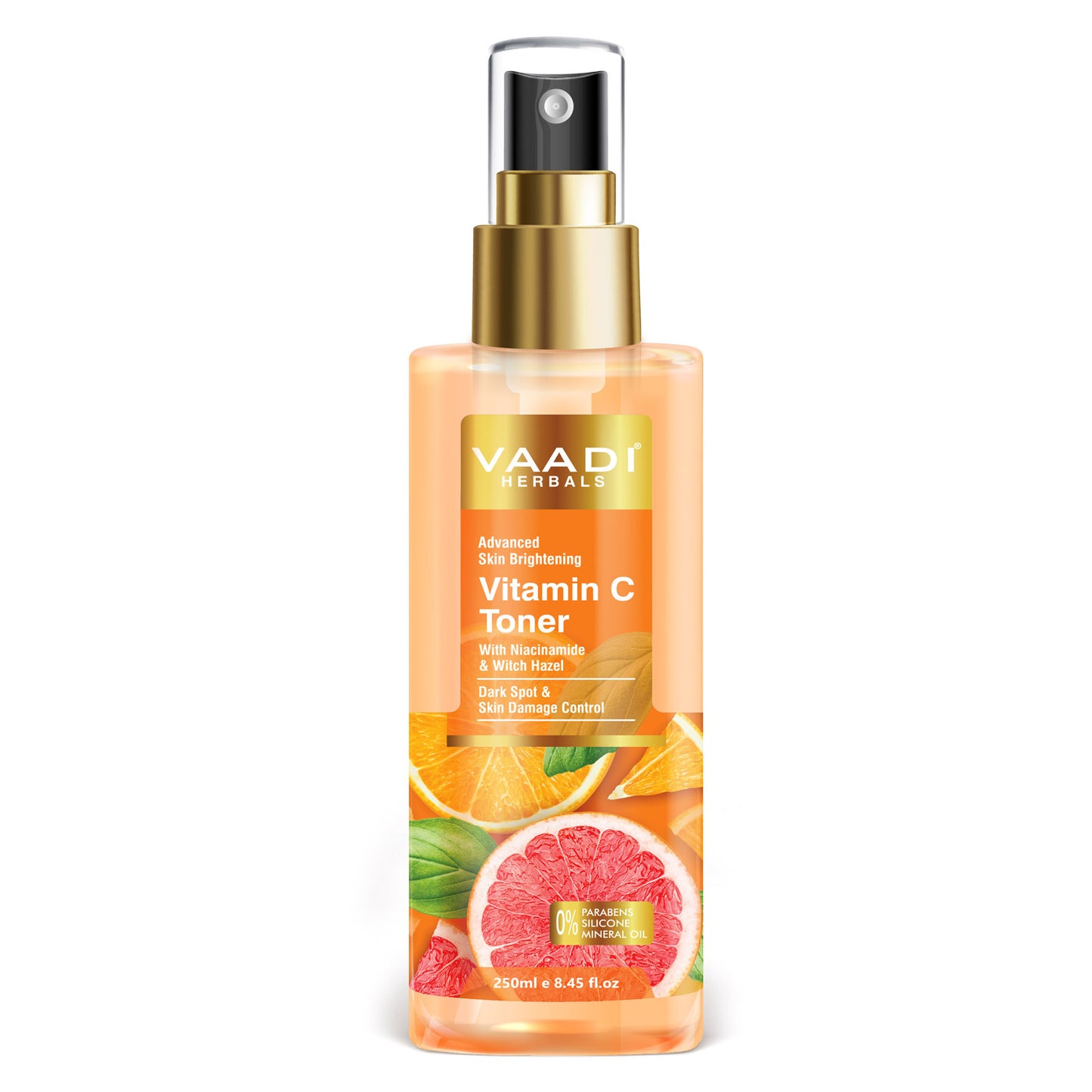 Vitamin C Toner with Niacinamide & Witch Hazel - Dark Spot & Skin Damage Control (250 ml/8.45 fl oz)