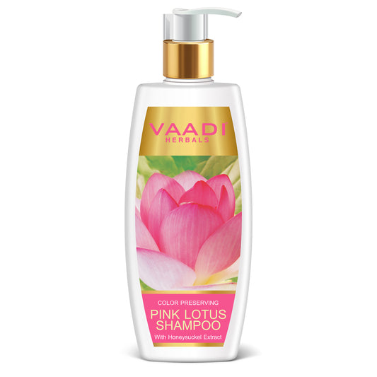 Color Preserving Pink Lotus Shampoo with Honeysuckle Extract - Nourishes Treated Hair - Moisturizes Hair (350ml / 12 fl oz)