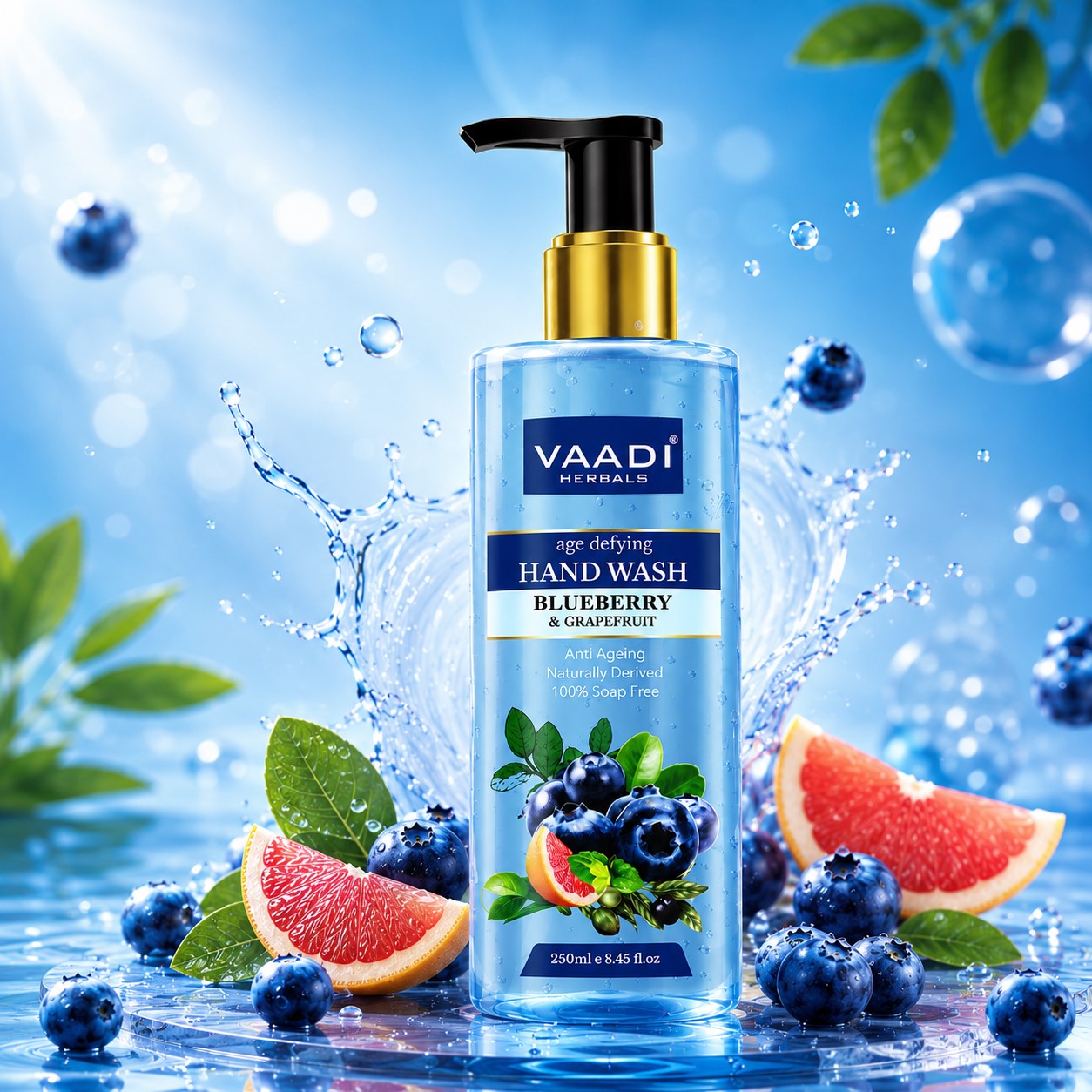 Pack of 3 Age Defying Blueberry & Grapefruit Hand Wash (3 x 250 ml / 8.5 fl oz )