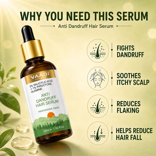 3% SALICYLIC ACID + 1% PIROCTONE OLAMINE ANTI DANDRUFF HAIR SERUM (30 ml / 1.02 fl.oz)
