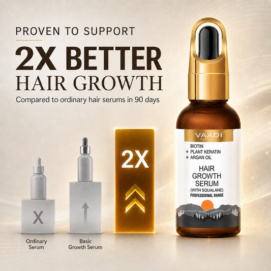BIOTIN + Plant Keratin HAIR GROWTH SERUM (With Argan Oil & Squalane) (30 ml / 1.02 fl.oz)