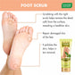 Organic Foot Scrub with Fenugreek & Lemongrass Oil - Therapeutic Exfoliates - Rejuvenates Damaged Skin - Softens Skin (110 gms / 4 oz)