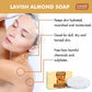 Rehydrating Organic Lavish Almond Soap with Honey & Aloe Vera - Improves Complexion - Keeps Skin Nourished (3 x 75 gms/2.7 oz)