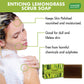 Enticing Organic Lemongrass Soap with Charcoal - Exfoliates & Polishes Skin - Makes Skin Smooth (3 x 75 gms / 2.7 oz)