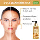 Gold Cleansing Milk with 24k Gold Leaf - 3-skin Benefits (110 ml / 4 fl oz )