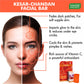 Saffron Sandal Facial Bar with Orange Peel Extract - Lightens Marks- Makes Skin Flawless (4 x 25 gms/0.9 oz)